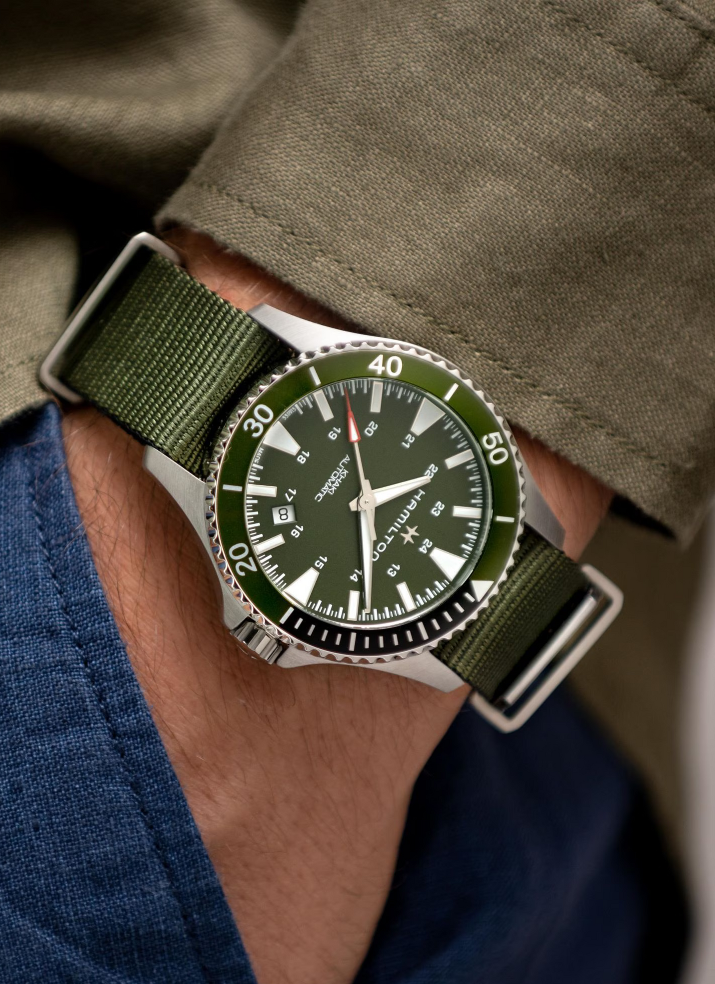 HAMILTON KHAKI NAVY SCUBA AUTO